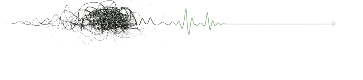 Visual metaphor for moving a messy project into a stable, readable state.